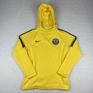 Nike Venezia Fc  Kids Hoodie Size L 12-13 YO Yellow Maglia Sweater  Soccer Club
